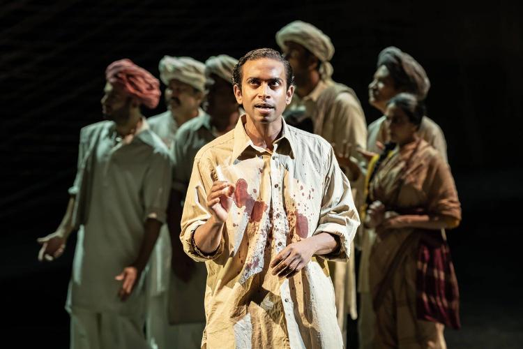 The Father And The Assassin - Review - National Theatre A tale of Gandhi, Partition and how a young man became radicalised