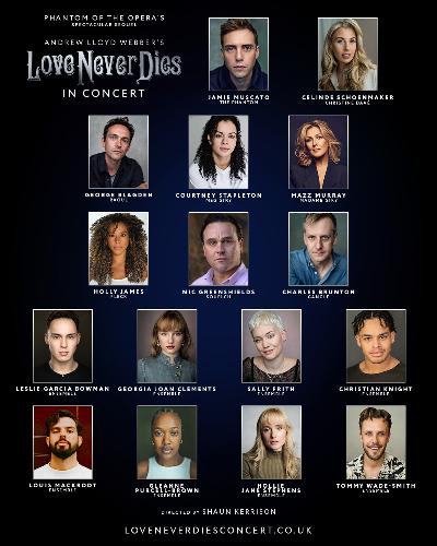 Love Never Dies full cast - News The concert will run at the London Palladium