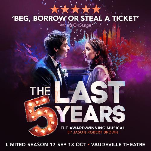 The Last Five Years revival to transfer to the West End - News The show will run at the Vaudeville Theatre