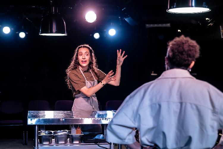 Hungry - Review - Soho Theatre The ups and downs of a relationship that explores how we eat, where we eat and how much we eat, can define who we are