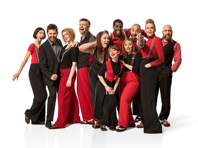 Showstopper! The Improvised Musical! - Review The show takes up a (socially distanced) four-month residence at the Garrick Theatre