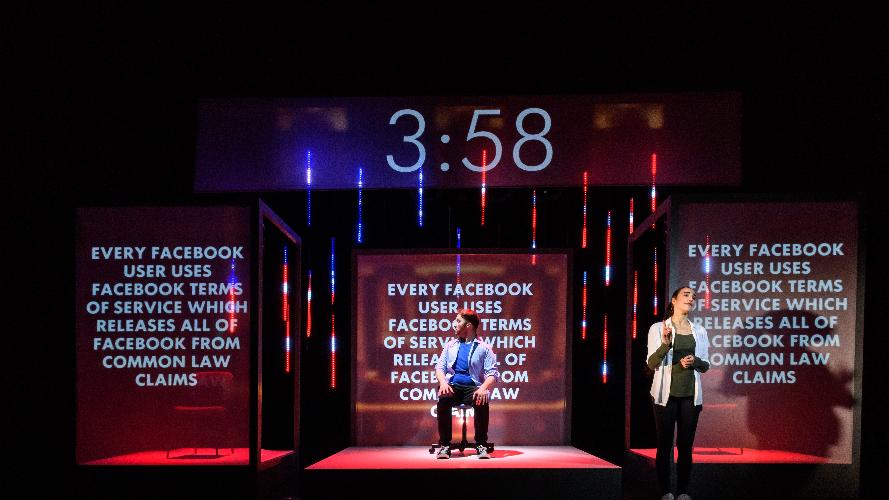 Public Domain - Review - Vaudeville Theatre A musical about and set in the world of the internet