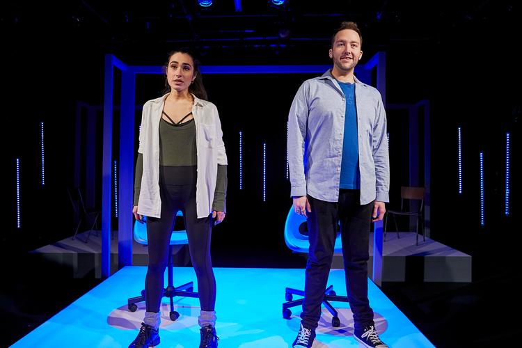 Public Domain - Review - Southwark Playhouse The show is streamed live from the stage of Southwark Playhouse