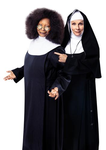 Whoopi Goldberg for the London run of Sister Act - News With Jennifer Saunders as Mother Superior