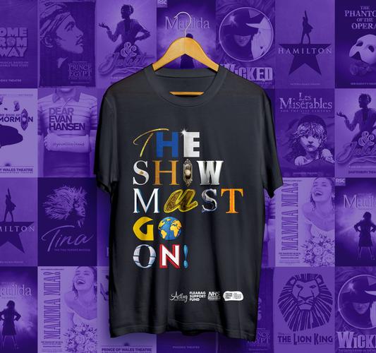 The Show Must go On Tshirts raise 125.000 - News Theatre Support Fund+ raises £125,000 for charities and counting.