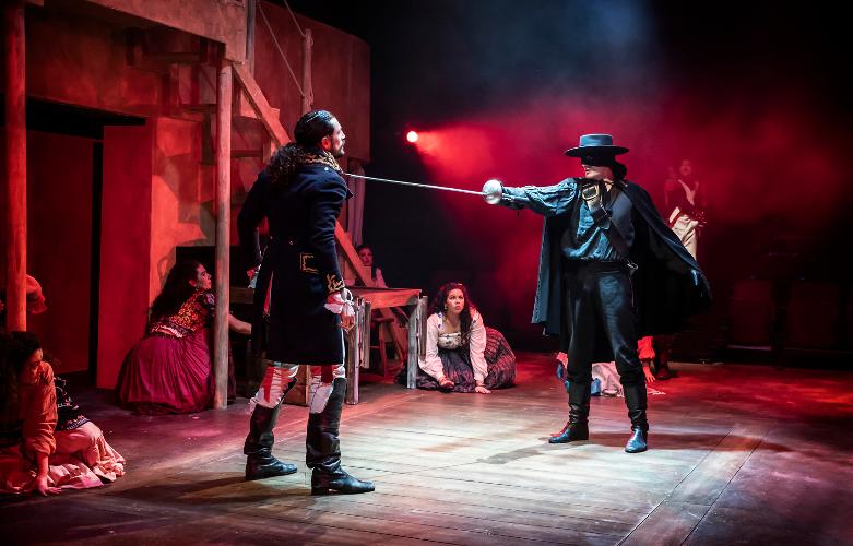Zorro - Review - Charing Cross Theatre The famous red-hot tale of the masked hero opens in London