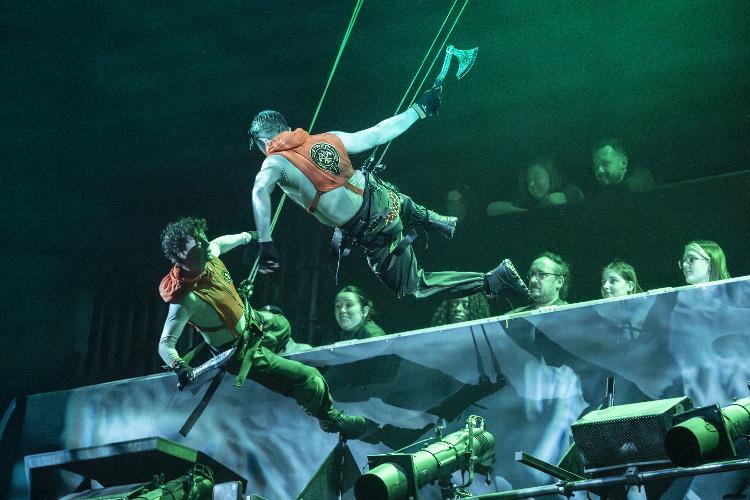 The Hunger Games On Stage - Review - Canary Wharf Troubadour Theatre A dazzling arena of stunts and spectacle