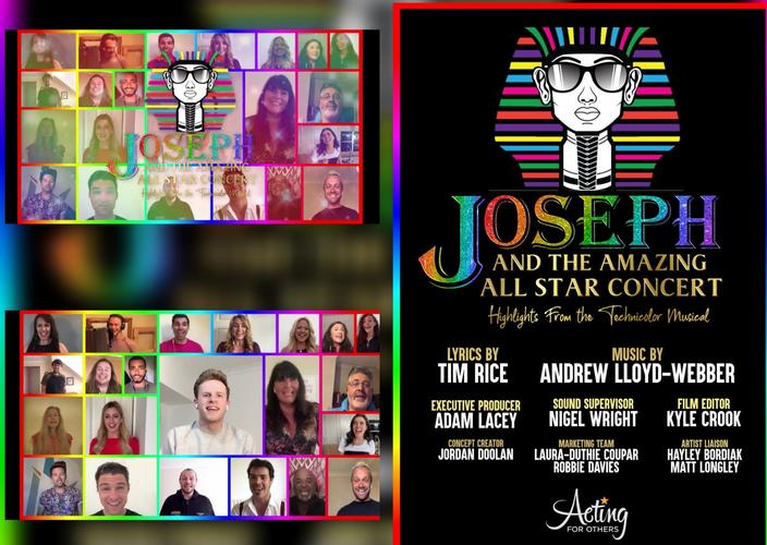 Joseph and the Amazing All Star Concert- Review The concert is  in aid of the charity Acting for Others