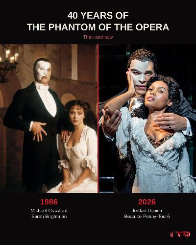 Forty Years of Phantom - News Andrew Lloyd's Webber's Phantom of the Opera celebrates four decades in the West End