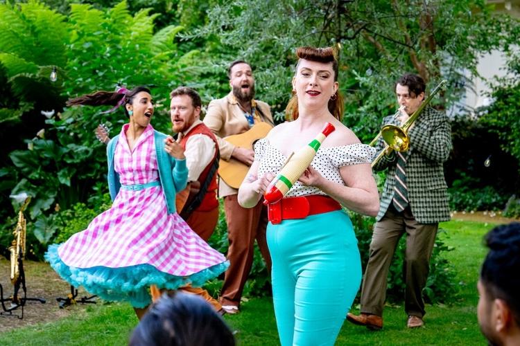 Shakespeare in the Squares - The Taming of the Shrew - Review A deeply enjoyable, charming, and witty production of Shakespeare's comedy 