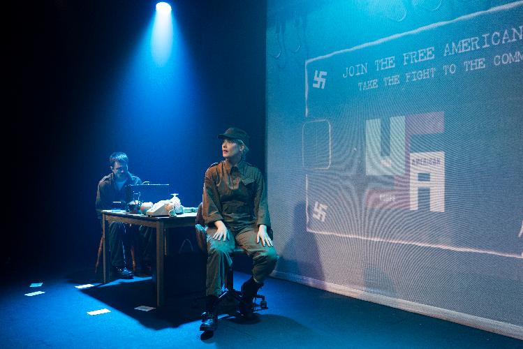 The Slaughterhouse Five - Review - Southwark Theatre A poignant anti-war story that cleverly loops memories and fantasies simultaneously
